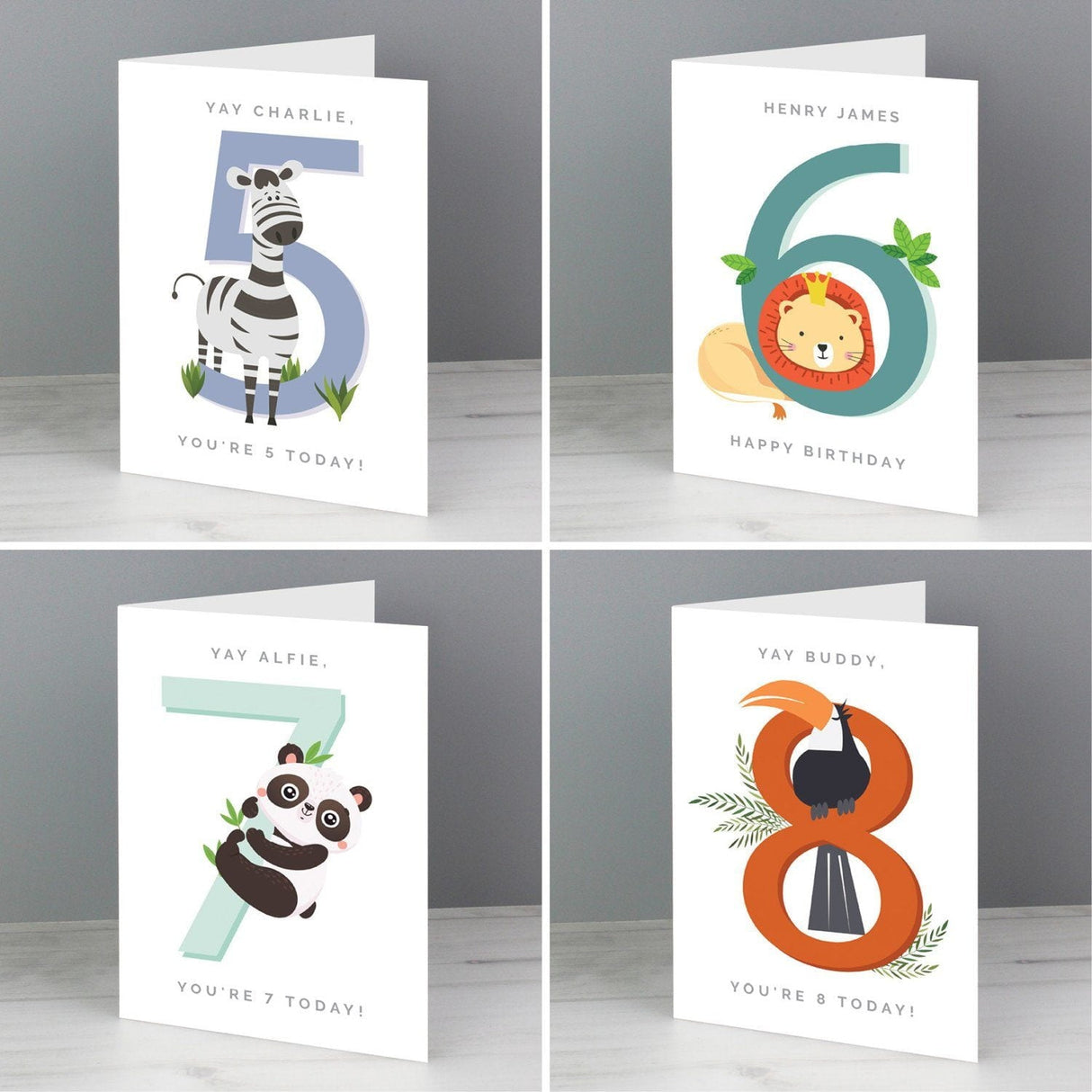 Personalised Animal Birthday Card - Shop Greeting Cards At Gift Moments - 3