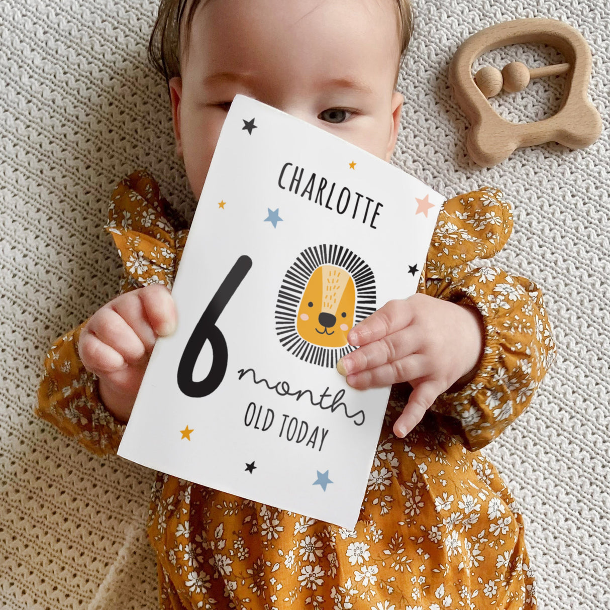 Personalised Animals Baby Milestone Cards - Shop Keepsakes At Gift Moments - 2