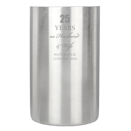 Personalised Anniversary Wine Cooler: 4 - Barware By Gift Moments