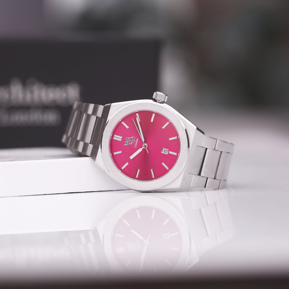 Personalised Architect Wave Watch in Blush Ripple - Shop Watches At Gift Moments - 1
