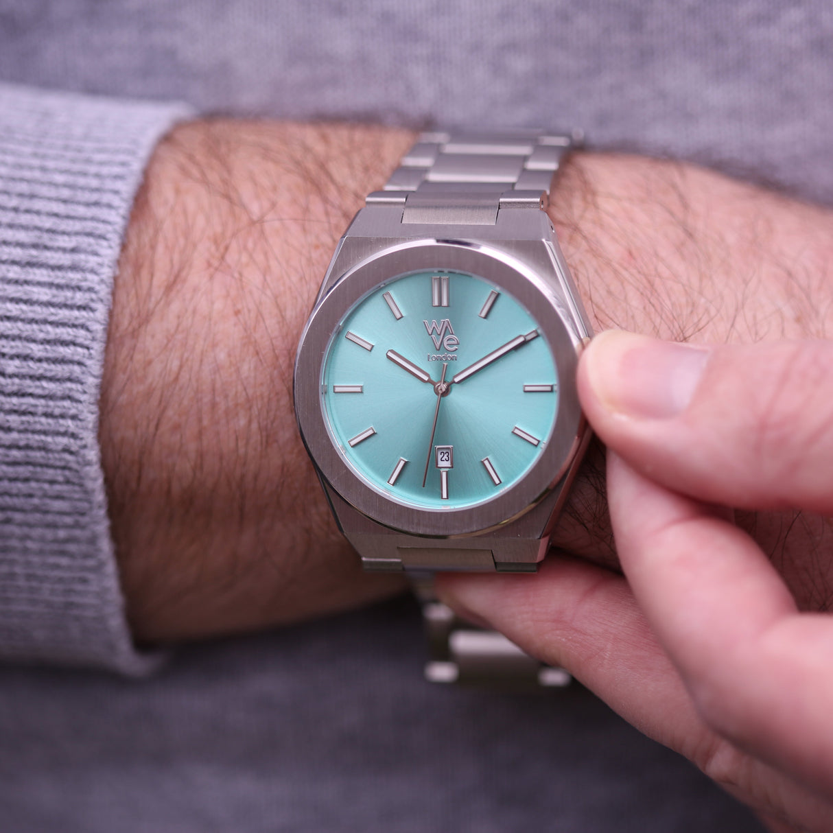 Personalised Architect Wave Watch in Ocean Blue - Shop Watches At Gift Moments - 5