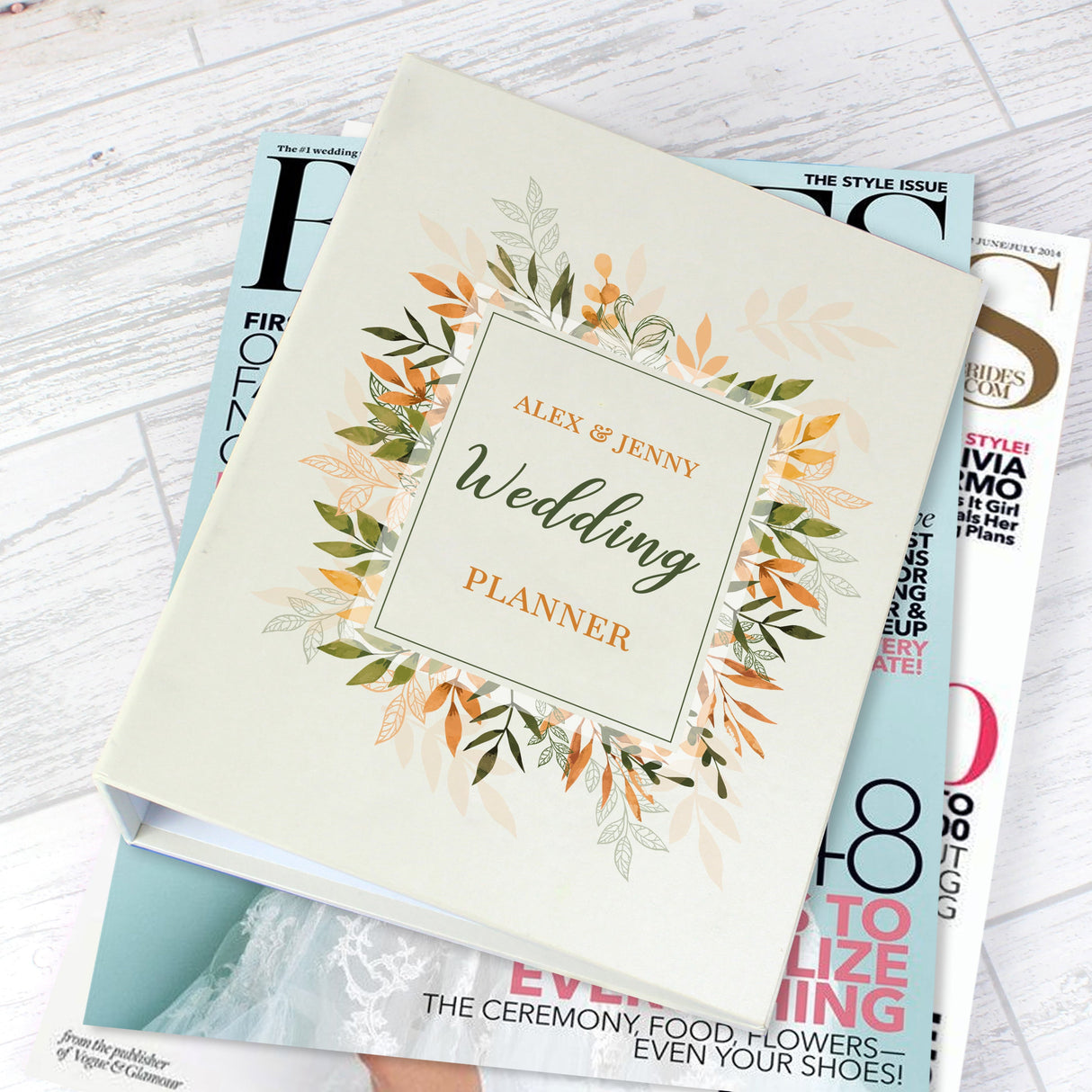 Personalised Autumnal Wedding Planner - Shop Calendars & Planners At Gift Moments - 2