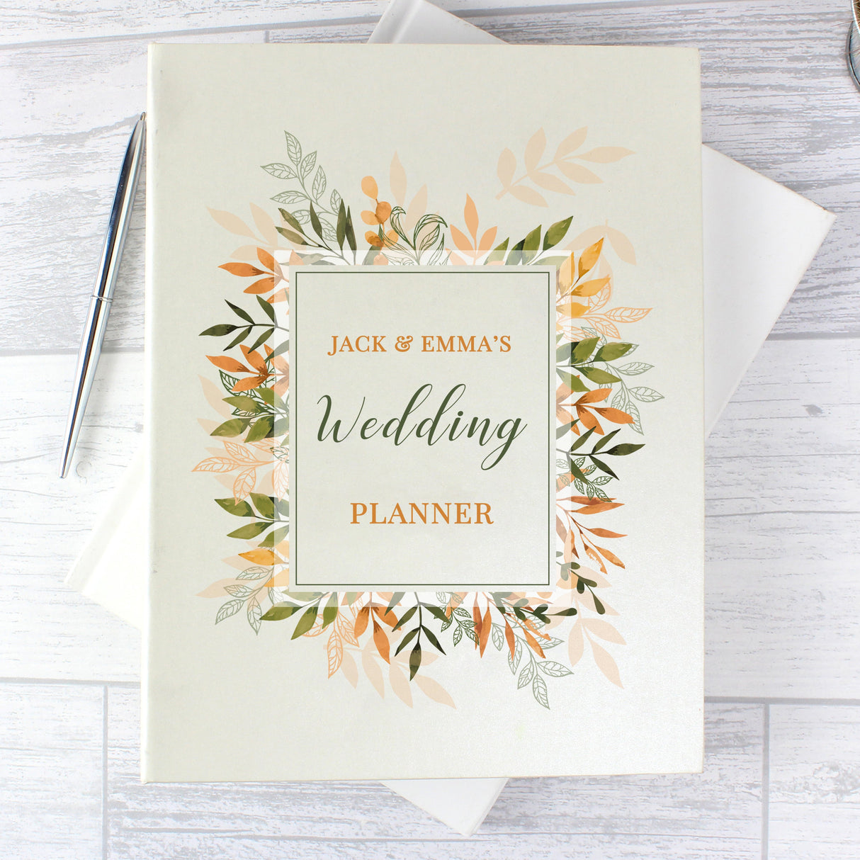 Personalised Autumnal Wedding Planner - Shop Calendars & Planners At Gift Moments - 3