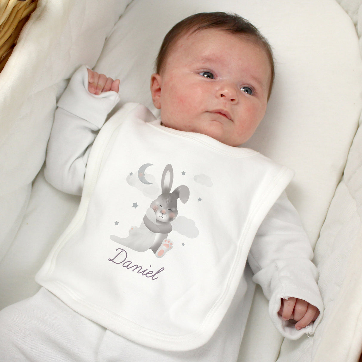 Personalised Baby Bunny Bib: 1 - Baby Clothing By Gift Moments