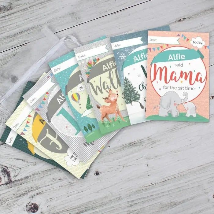 Personalised Baby Cards: For Milestone Moments: 5 - Keepsakes By Gift Moments