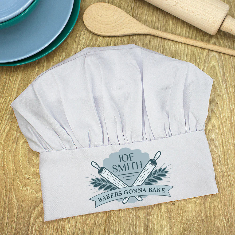 Personalised Bakers Gonna Bake Chef Hat - Shop Chef Hats At Gift Moments - 2