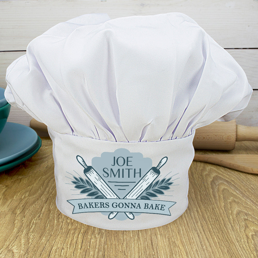 Personalised Bakers Gonna Bake Chef Hat - Shop Chef Hats At Gift Moments - 1