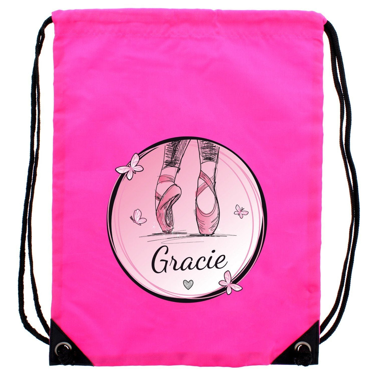 Personalised Ballet Pink Kit Bag - Shop Kids Bags At Gift Moments - 4