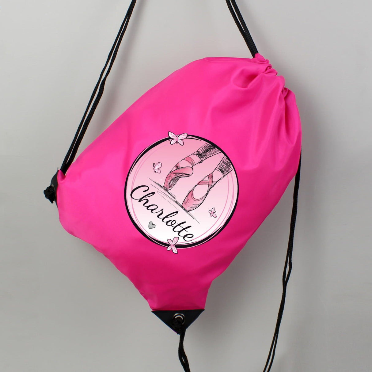 Personalised Ballet Pink Kit Bag - Shop Kids Bags At Gift Moments - 3
