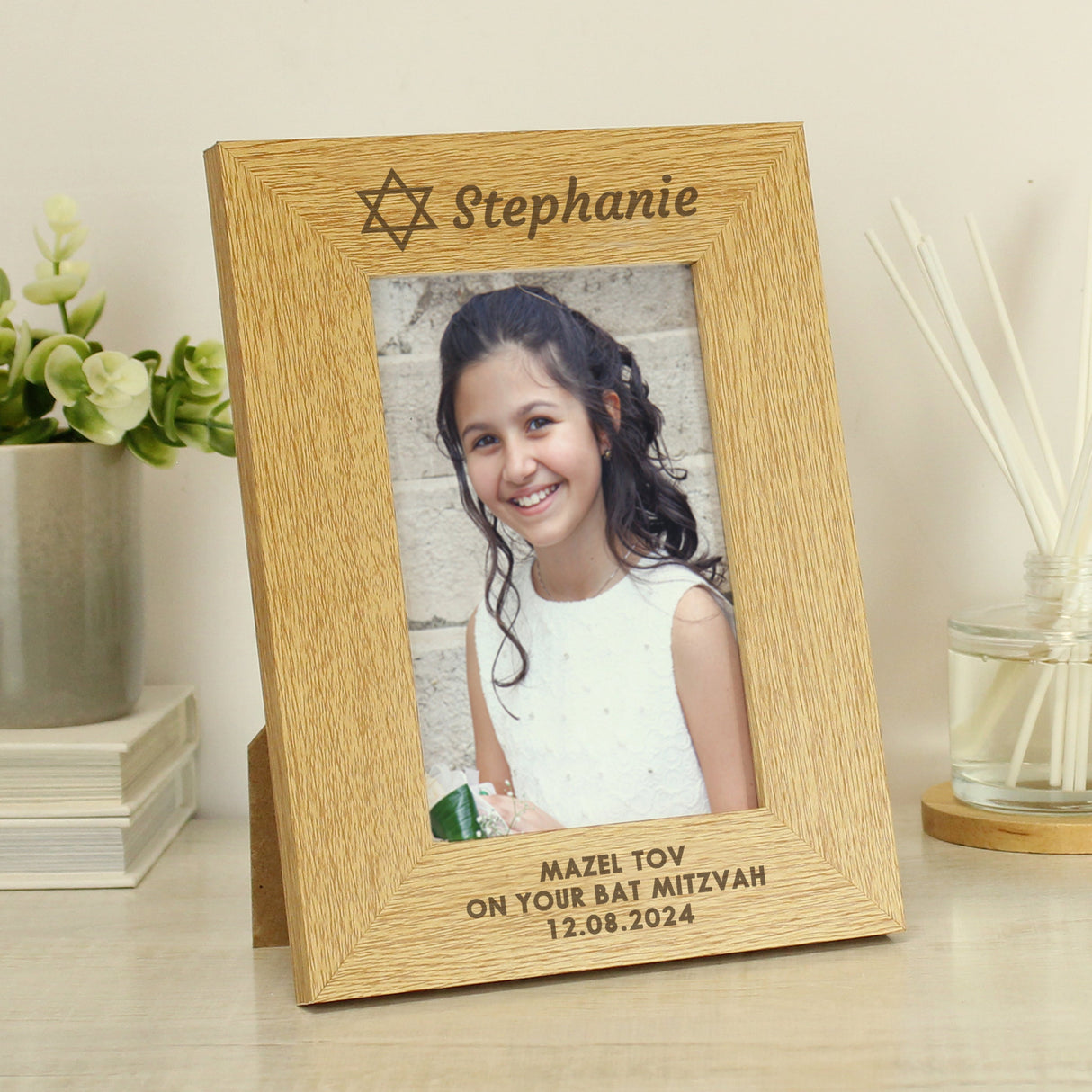 Personalised Bar and Bat Mitzvah 6x4 Portrait Frame: 1 - Photo Frames By Gift Moments
