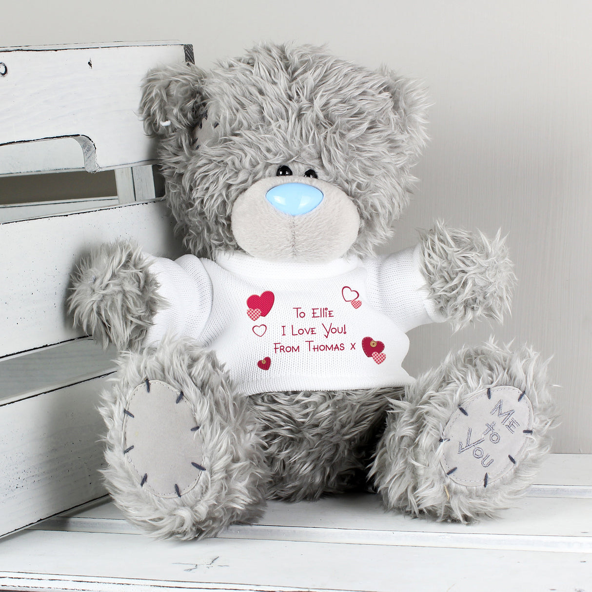 Personalised Me to You Bear Hearts - Shop Teddy Bears & Soft Toys At Gift Moments - 1