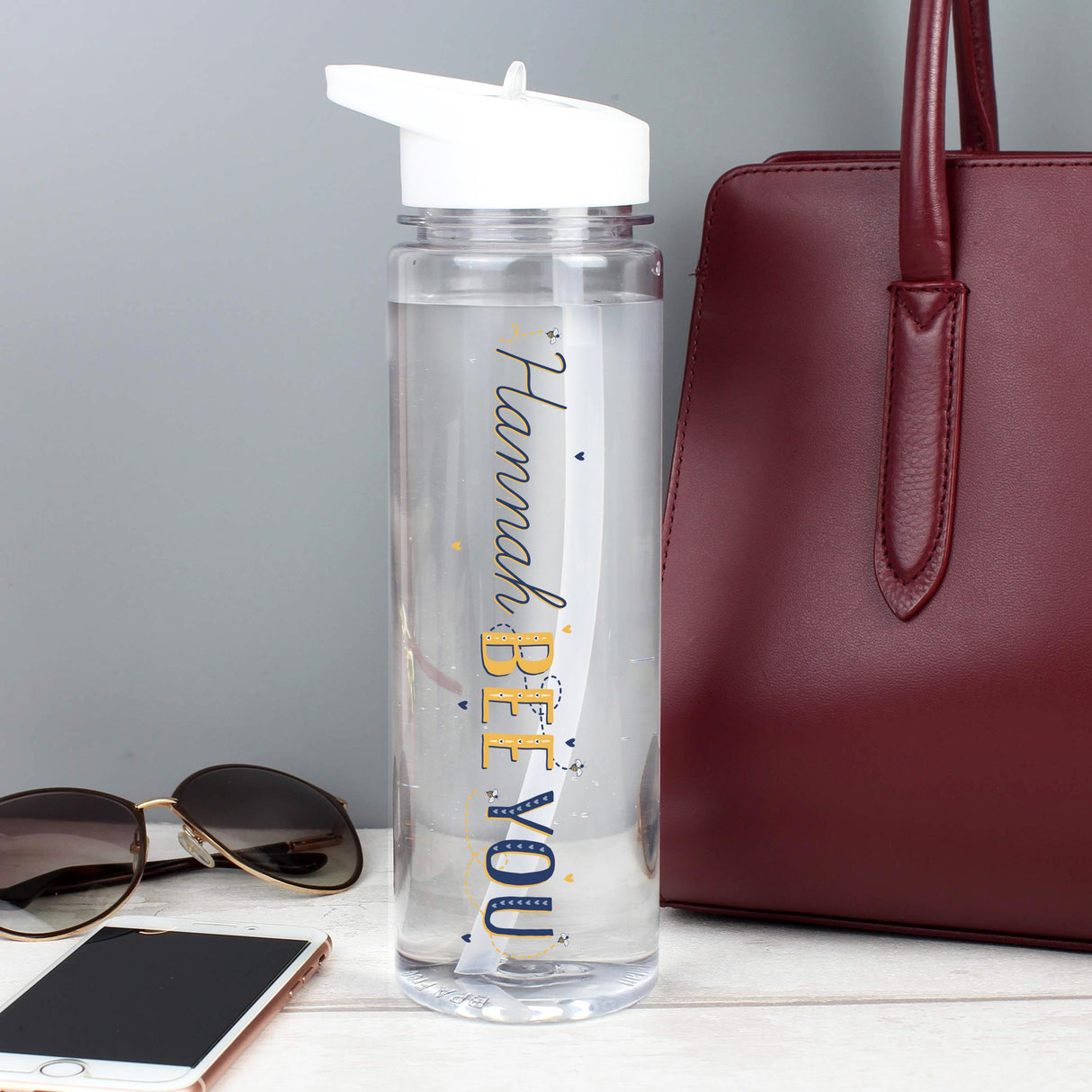 Personalised Bee You Water Bottle: 1 - Water Bottles By Gift Moments