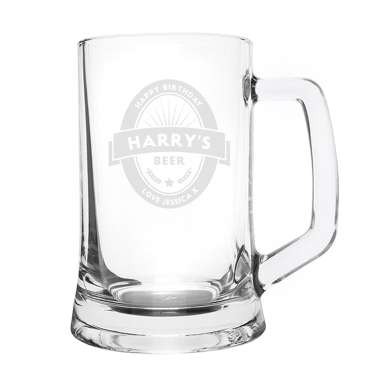 Personalised Beer Label Pint Stern Tankard: 5 - Tankards By Gift Moments
