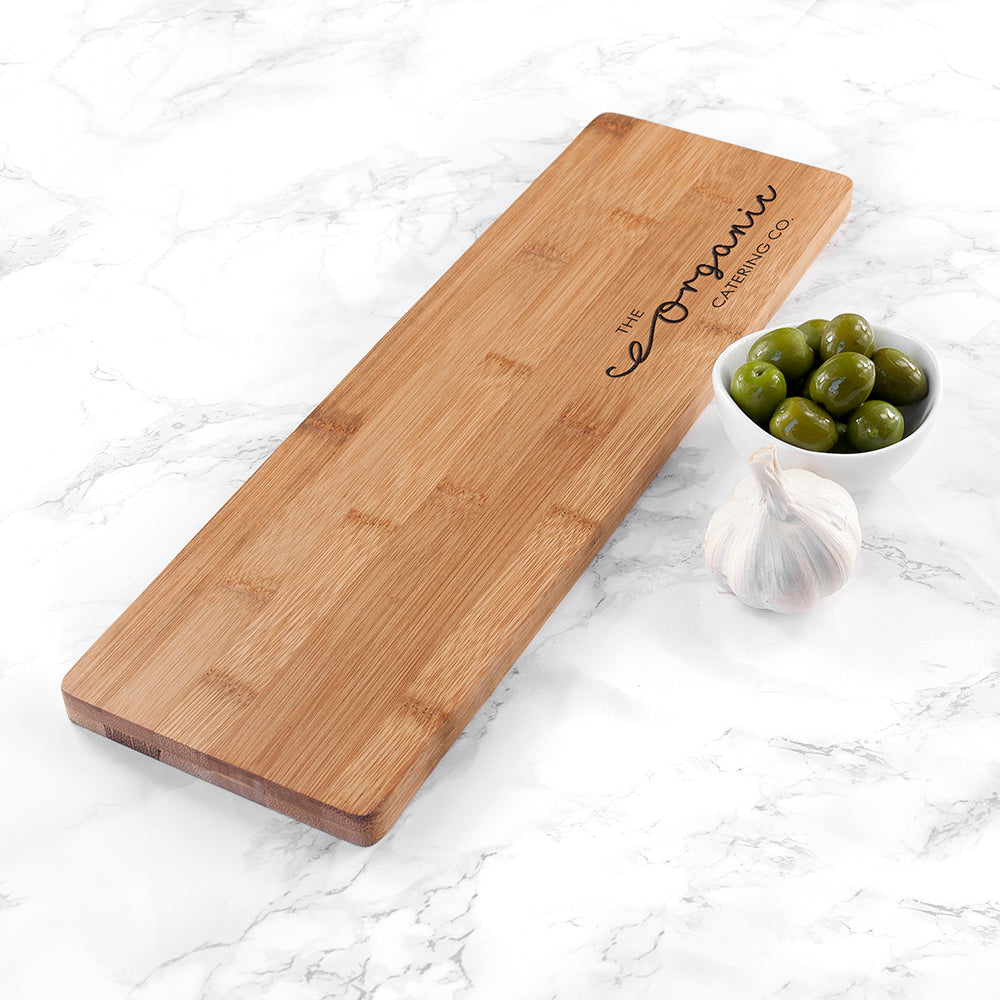 Personalised Bespoke Logo Bamboo Serving Board: 2 - Chopping Boards By Gift Moments