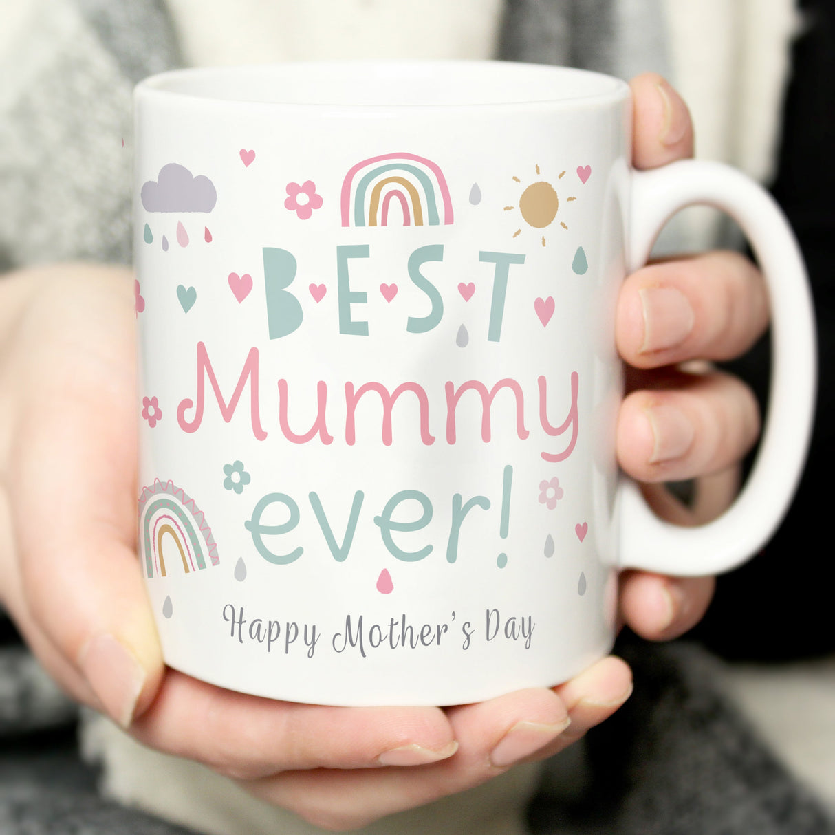 Personalised Best Ever Rainbows & Sunshine Mug: 3 - Mugs By Gift Moments