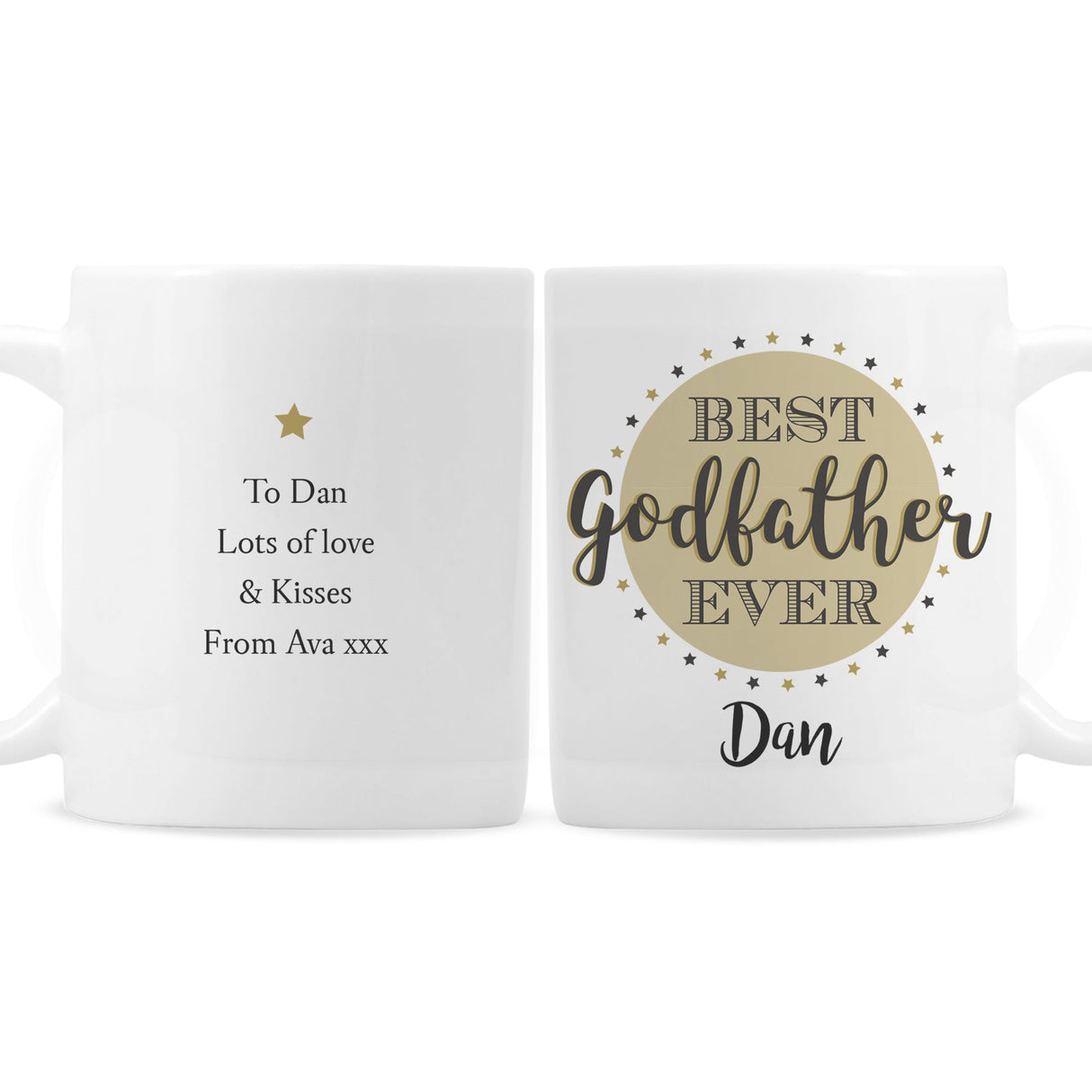 Personalised Best Godfather Mug: 5 - Mugs By Gift Moments