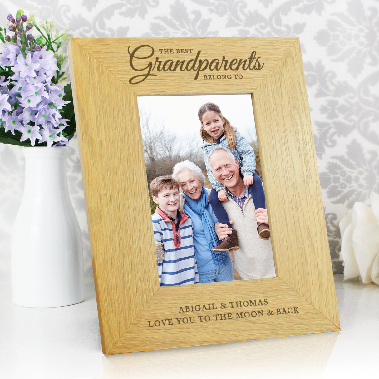 Personalised The Best Grandparents 6x4 Photo Frame - Shop Photo Frames At Gift Moments - 4
