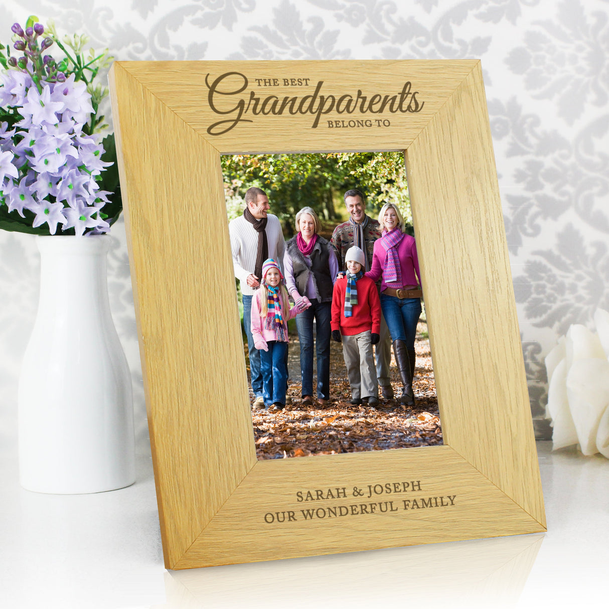 Personalised The Best Grandparents 6x4 Photo Frame - Shop Photo Frames At Gift Moments - 1