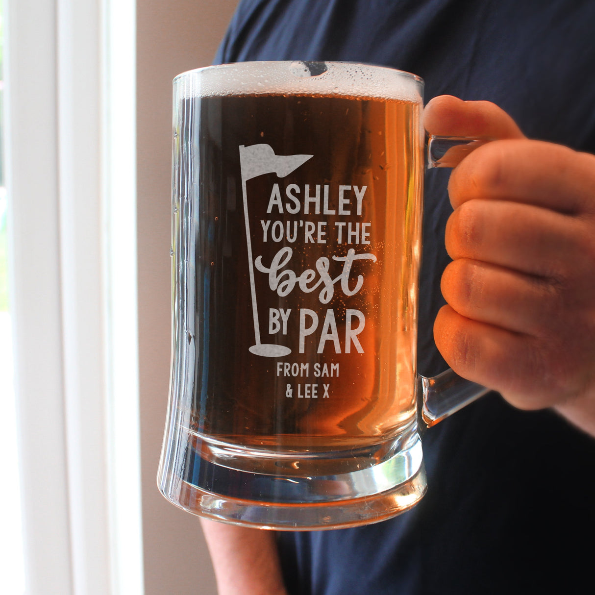 Personalised Best By Par Tankard - Shop Tankards At Gift Moments - 1