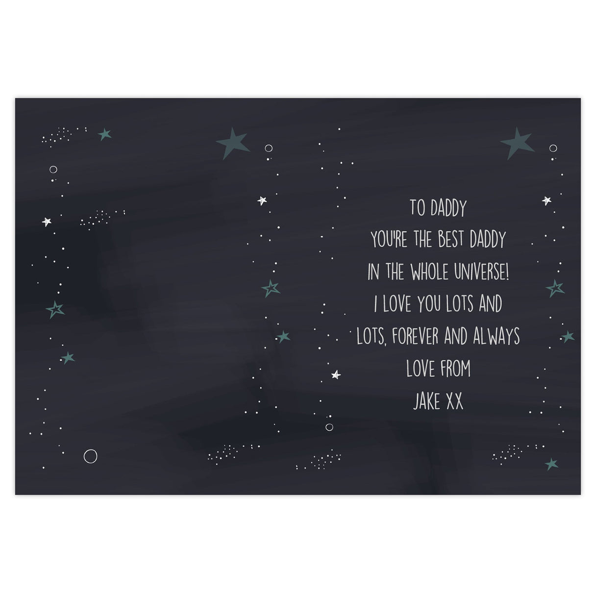 Personalised Best... In The Universe Card: 3 - Greeting Cards By Gift Moments