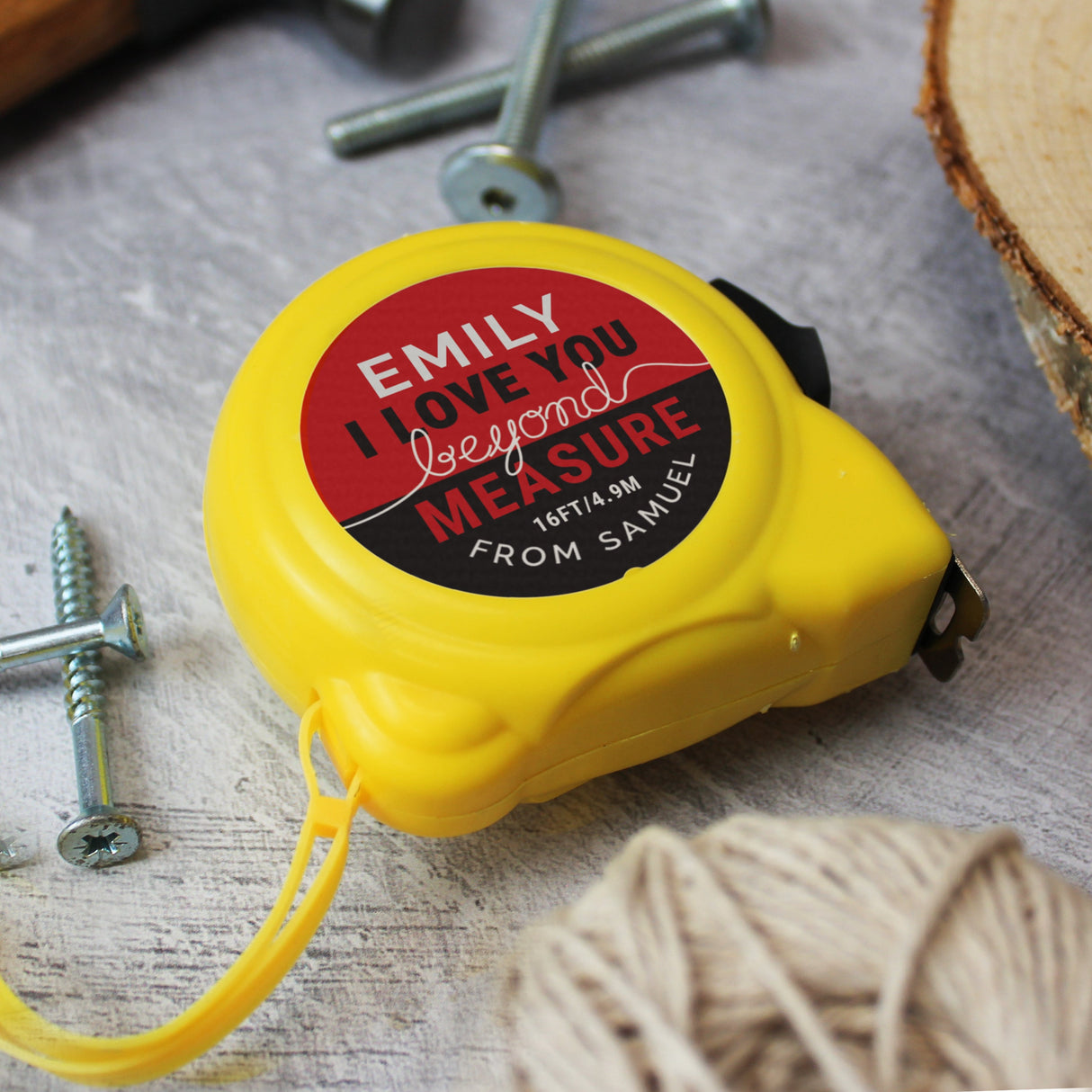 Personalised Beyond Measures Tape Measure: 2 - Tools & Storage By Gift Moments