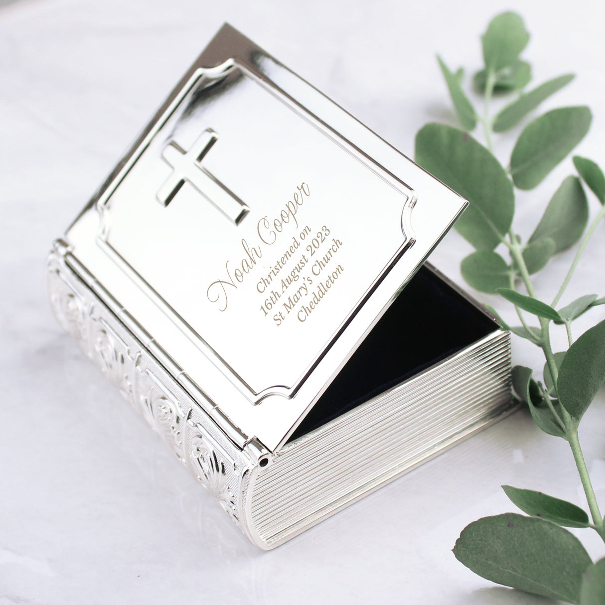 Personalised Bible Trinket Box: 2 - Trinket Boxes By Gift Moments
