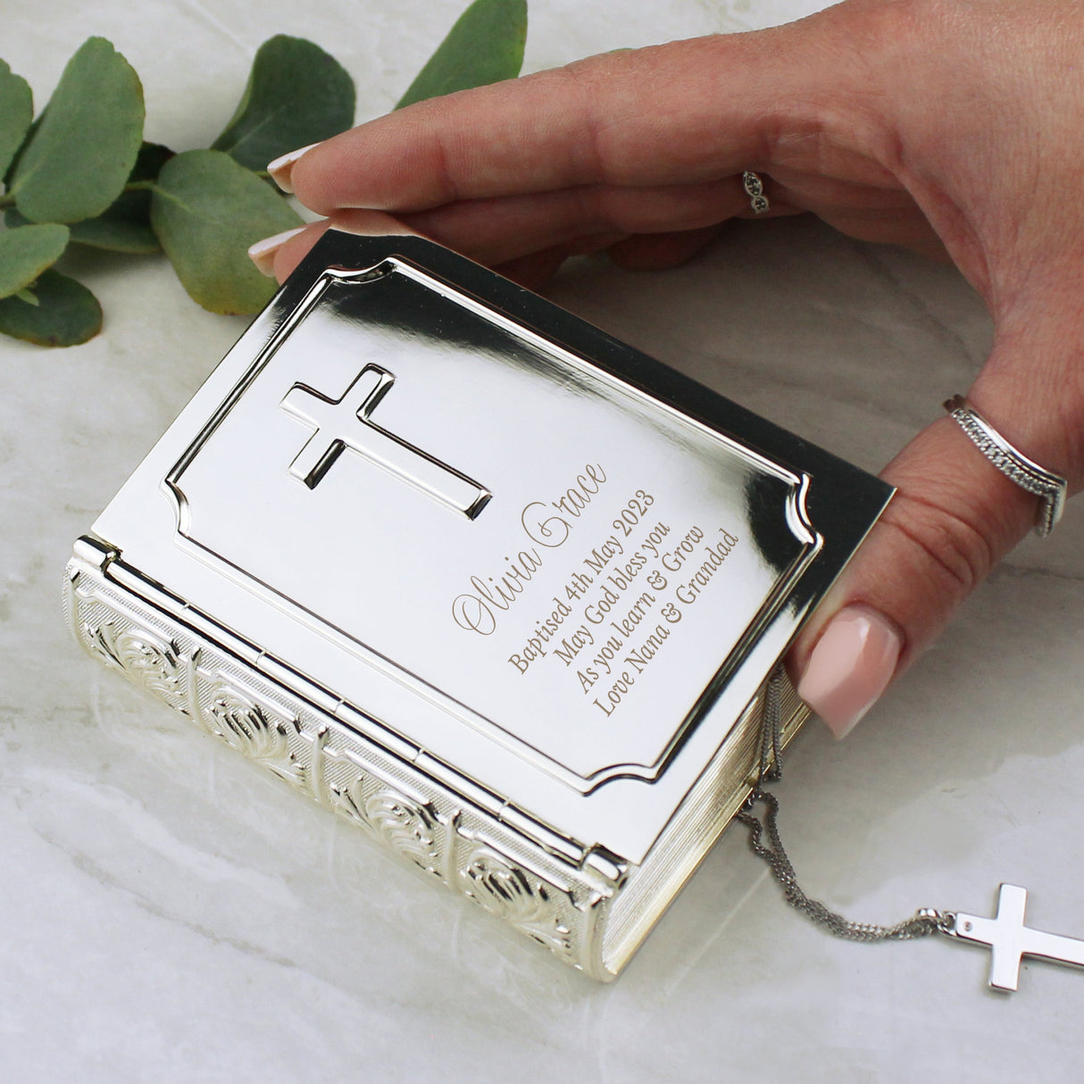 Personalised Bible Trinket Box: 4 - Trinket Boxes By Gift Moments