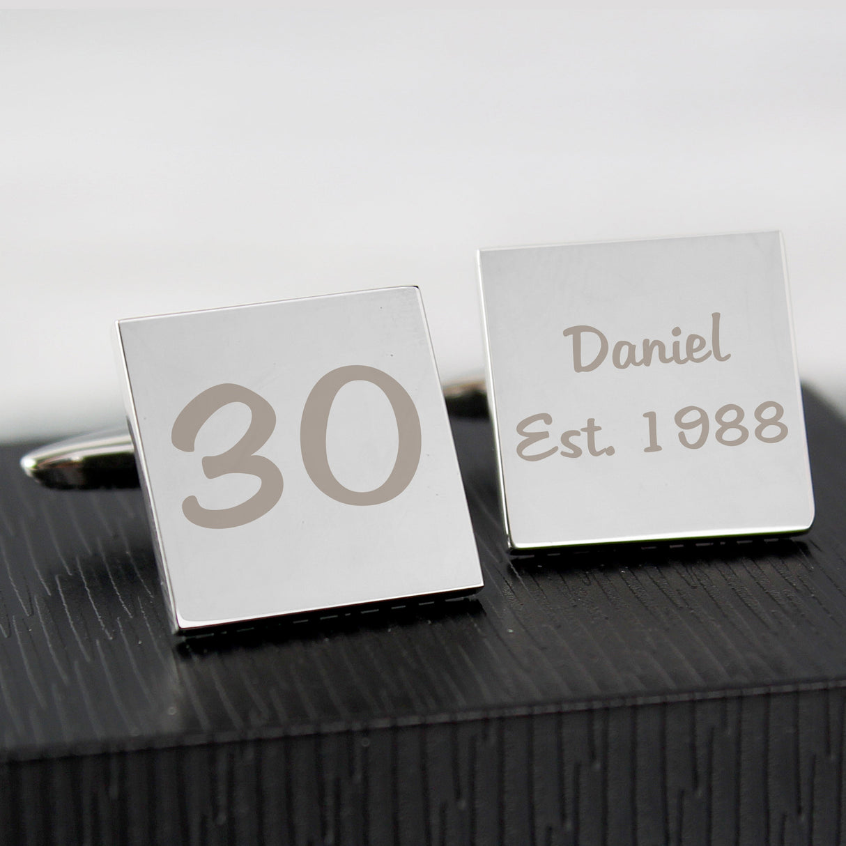 Personalised Birthday Big Age Cufflinks - Shop Cufflinks & Tie Slides At Gift Moments - 1