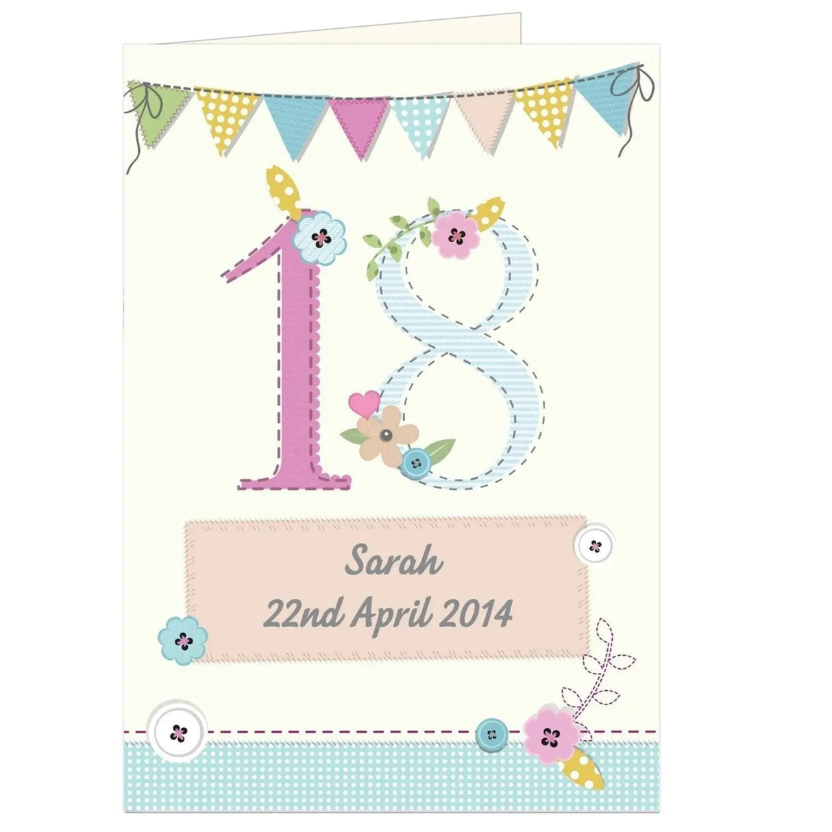 Personalised Birthday Craft Card: 2 - Greeting Cards By Gift Moments