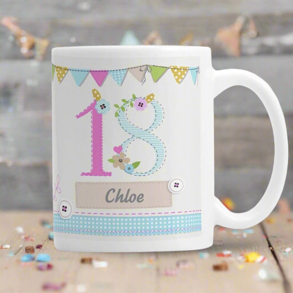 Personalised Birthday Craft Mug: 1 - Mugs By Gift Moments