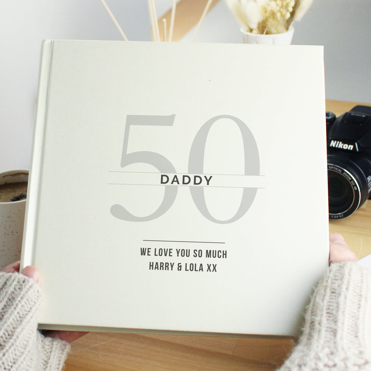 Personalised Birthday Square Photo Album - Shop Photo Albums At Gift Moments - 4