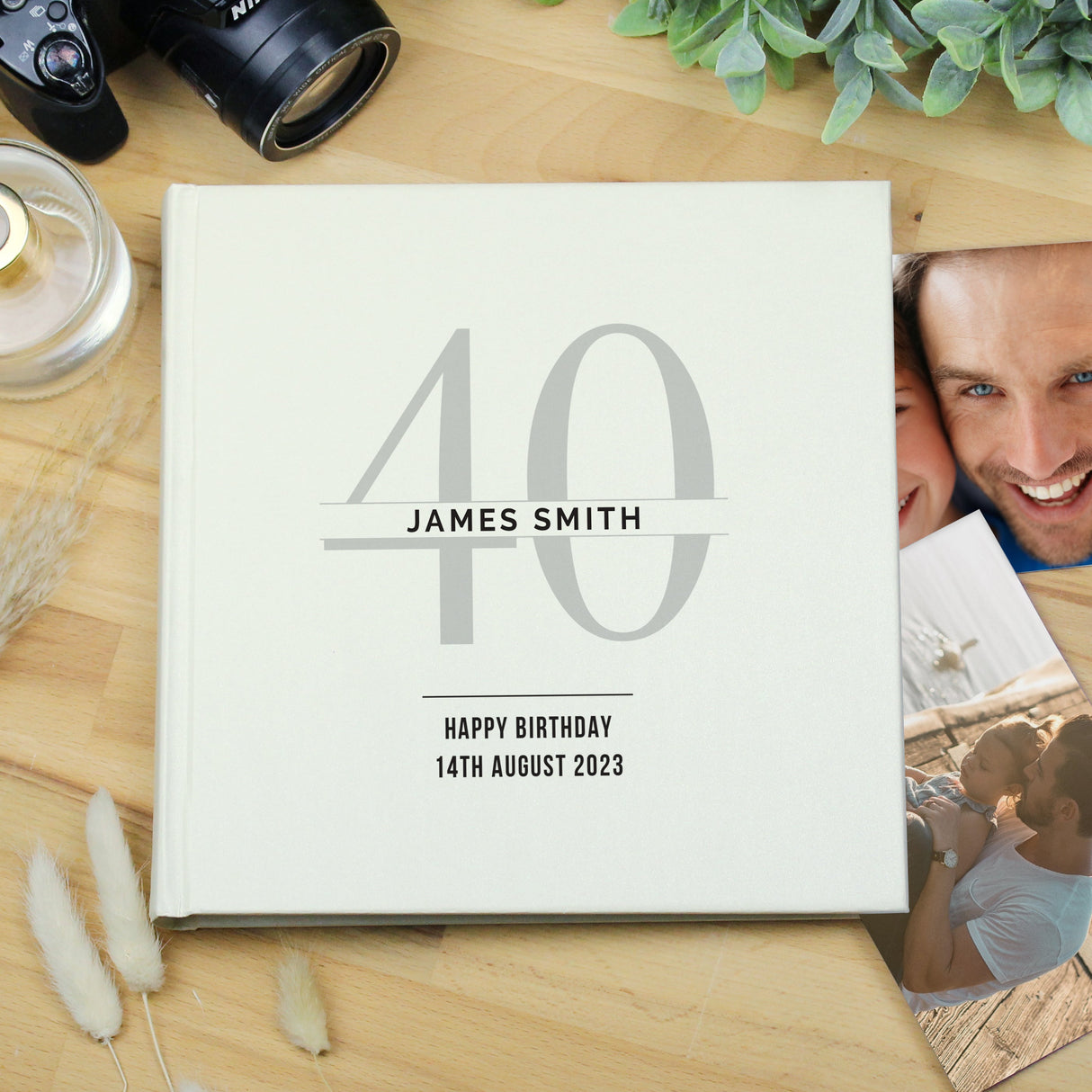 Personalised Birthday Square Photo Album - Shop Photo Albums At Gift Moments - 5