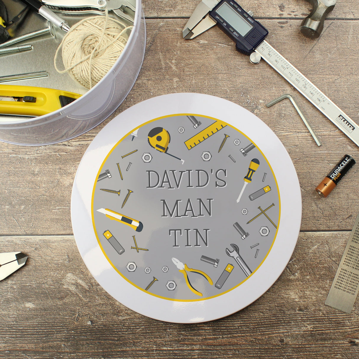 Personalised Bits & Bobs Metal Tin: 3 - Storage By Gift Moments