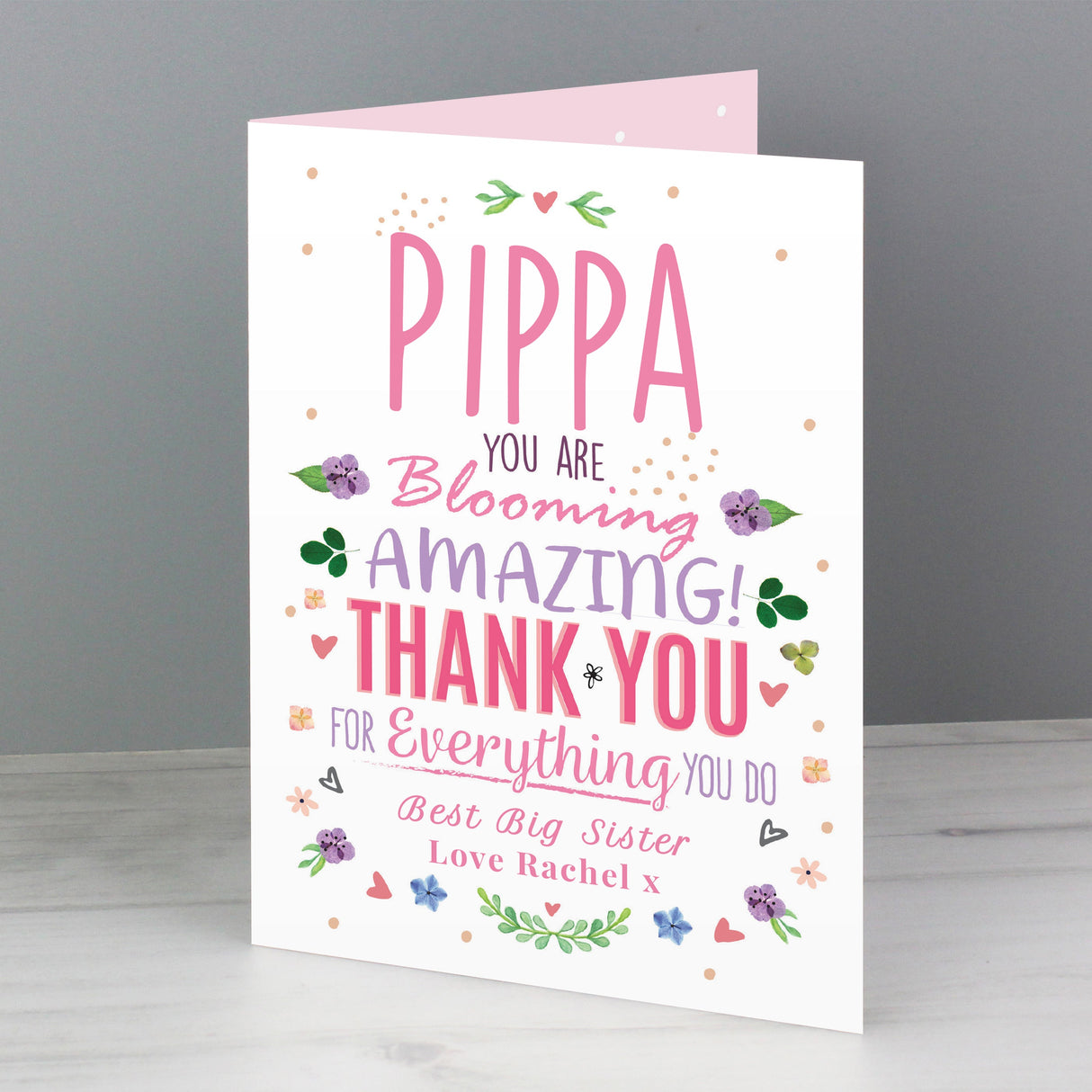 Personalised You Are Blooming Amazing Card: 7 - Greeting Cards By Gift Moments