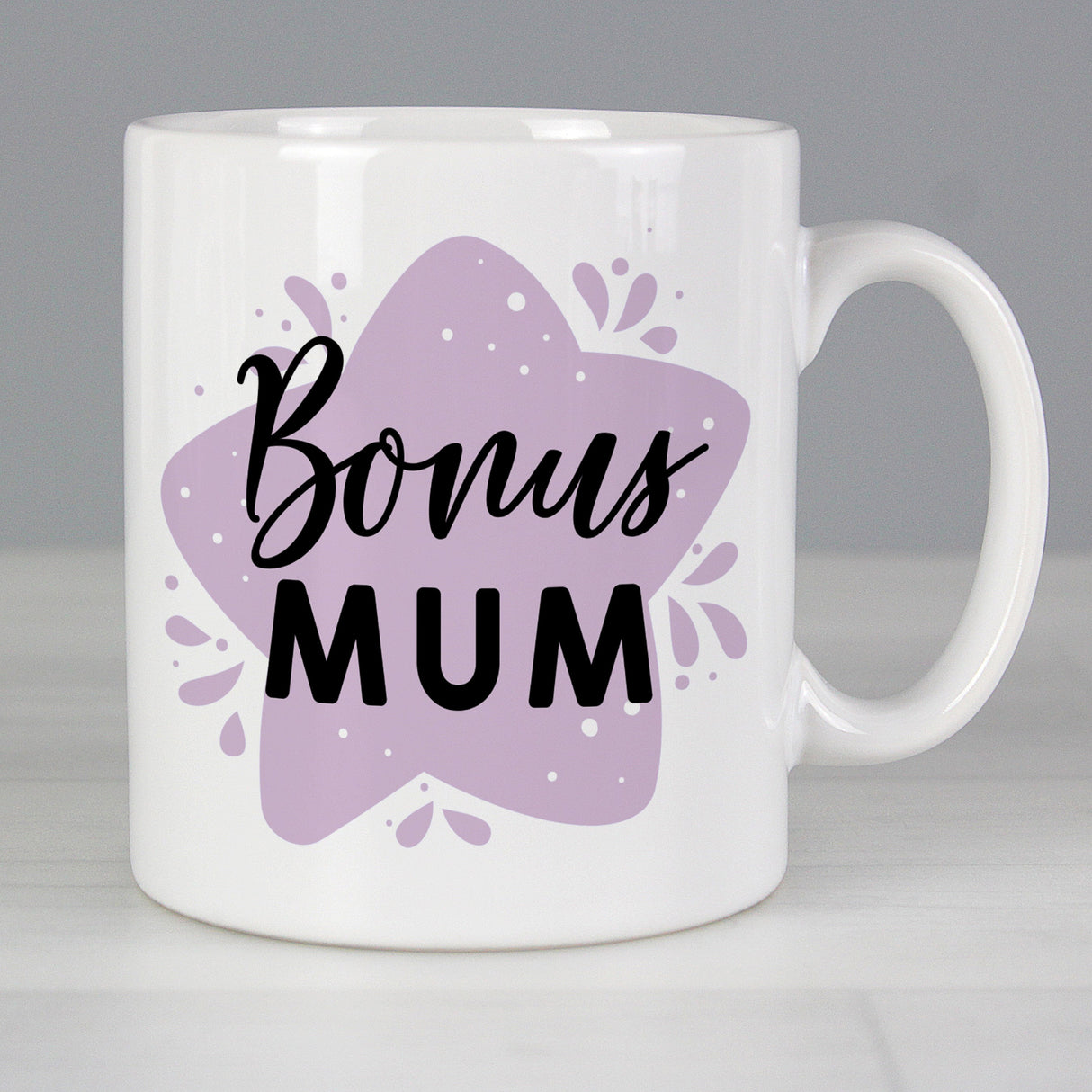 Personalised To My Bonus Mum Mug: 1 - Mugs By Gift Moments