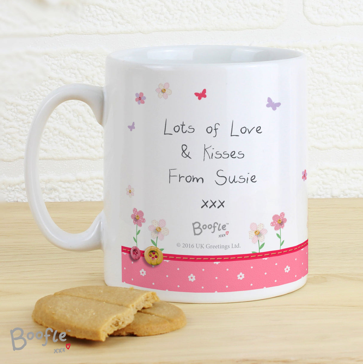 Personalised Boofle Flowers Mug: 5 - Mugs By Boofle