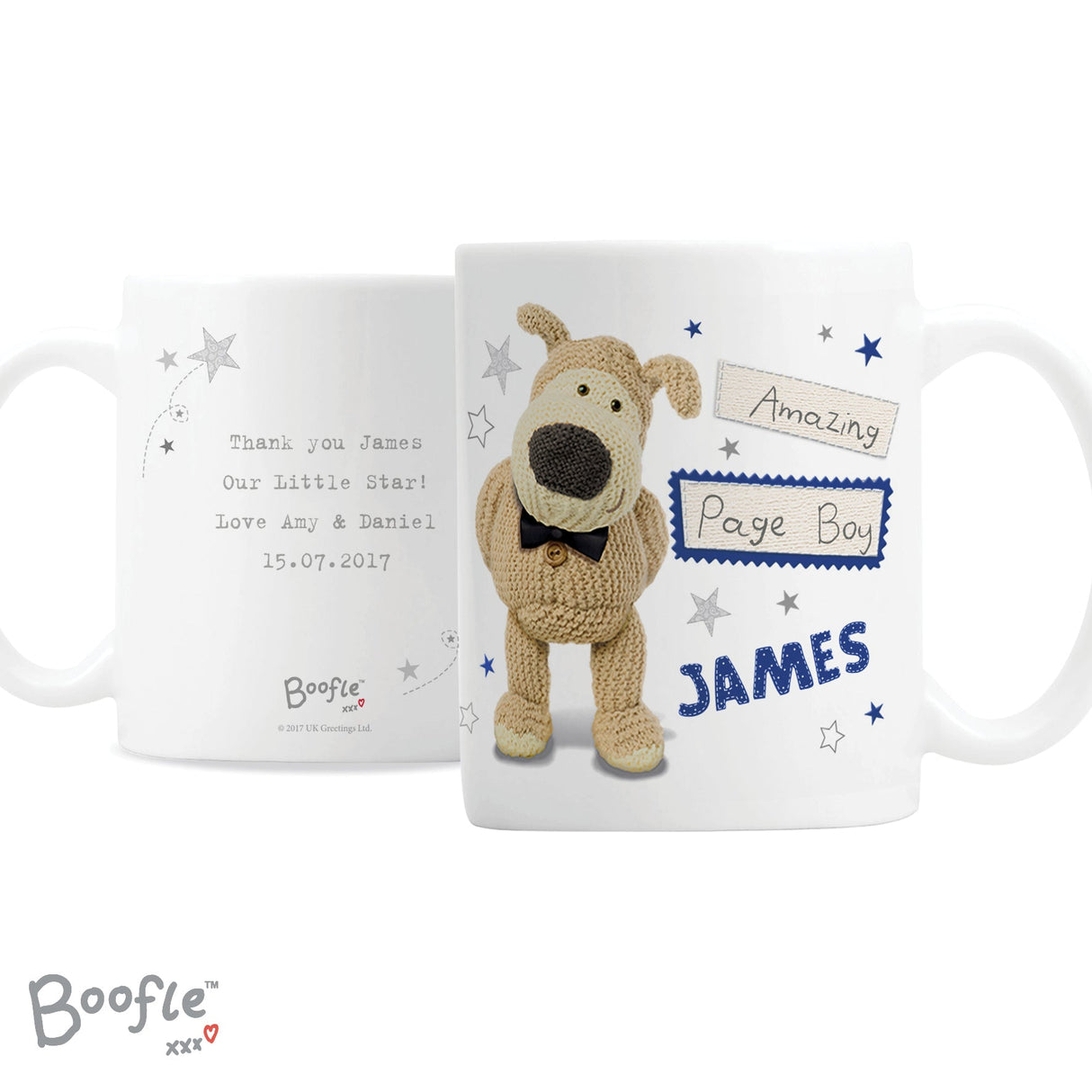 Personalised Boofle Male Wedding Mug: 4 - Mugs By Boofle