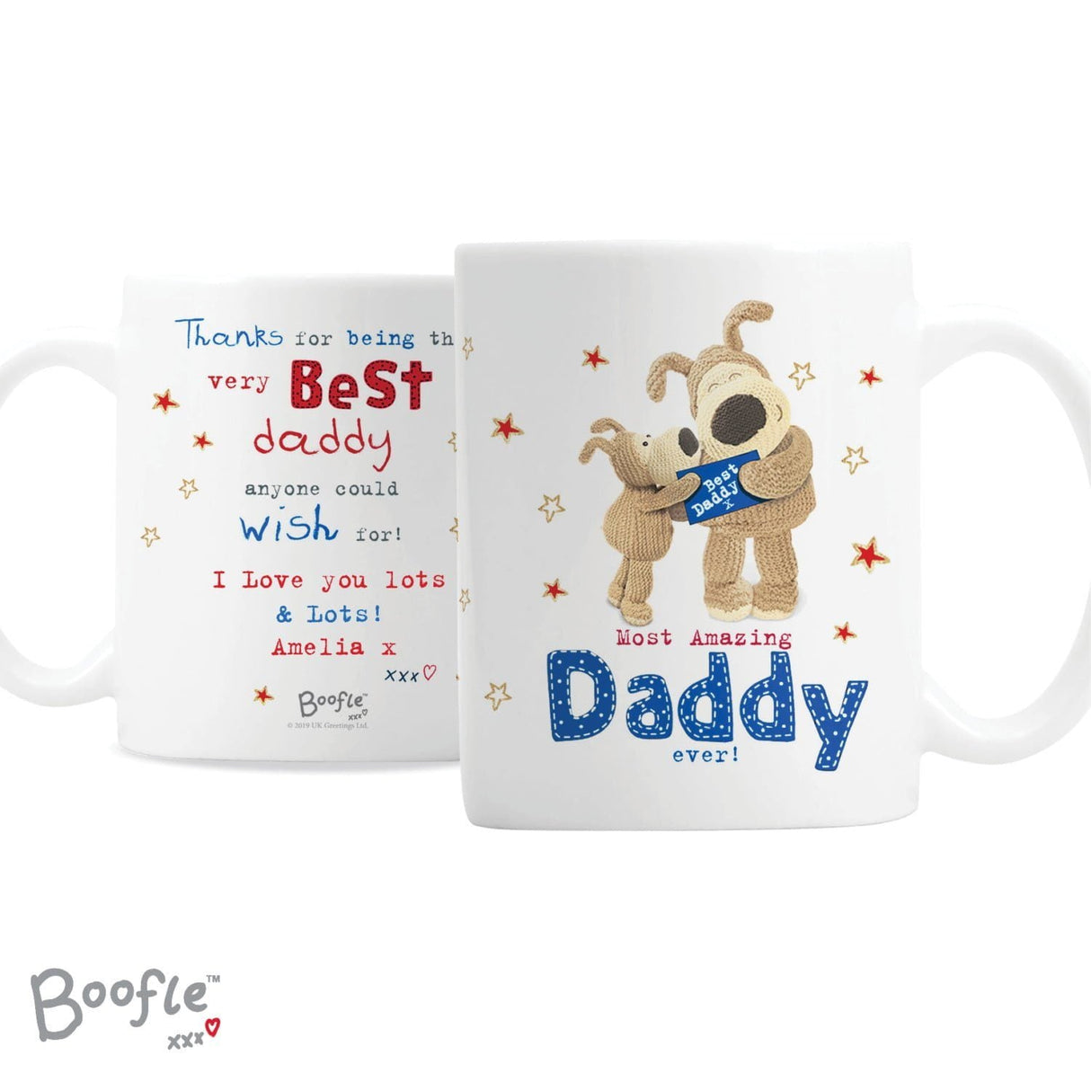 Personalised Boofle Most Amazing Daddy Mug: 1 - Mugs By Boofle