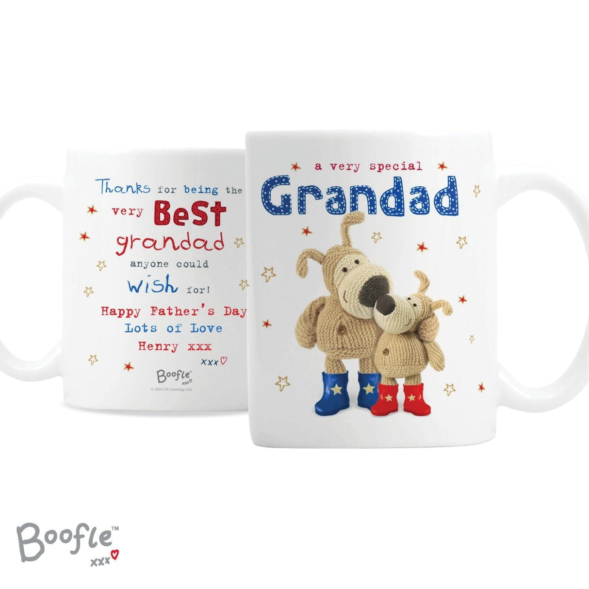 Personalised Boofle Special Grandad Mug: 3 - Mugs By Boofle