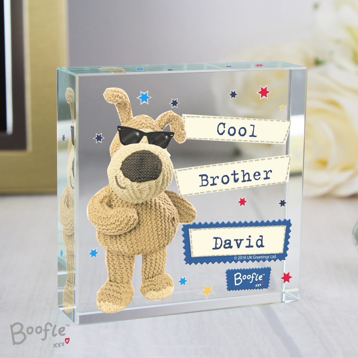 Personalised Boofle Stars Crystal Token: 1 - Crystal Tokens By Boofle