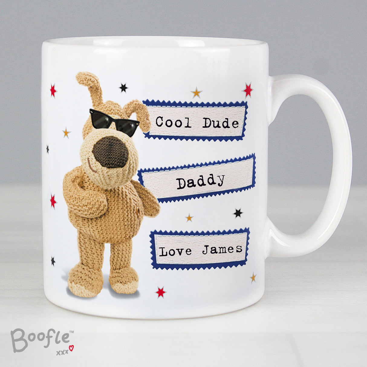 Personalised Boofle Stars Mug: 1 - Mugs By Boofle