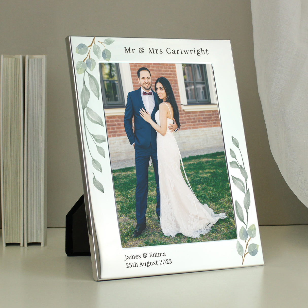Personalised Botanical 5x7 Photo Frame: 3 - Photo Frames By Gift Moments