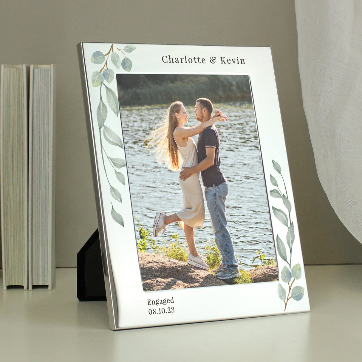 Personalised Botanical 5x7 Photo Frame: 2 - Photo Frames By Gift Moments
