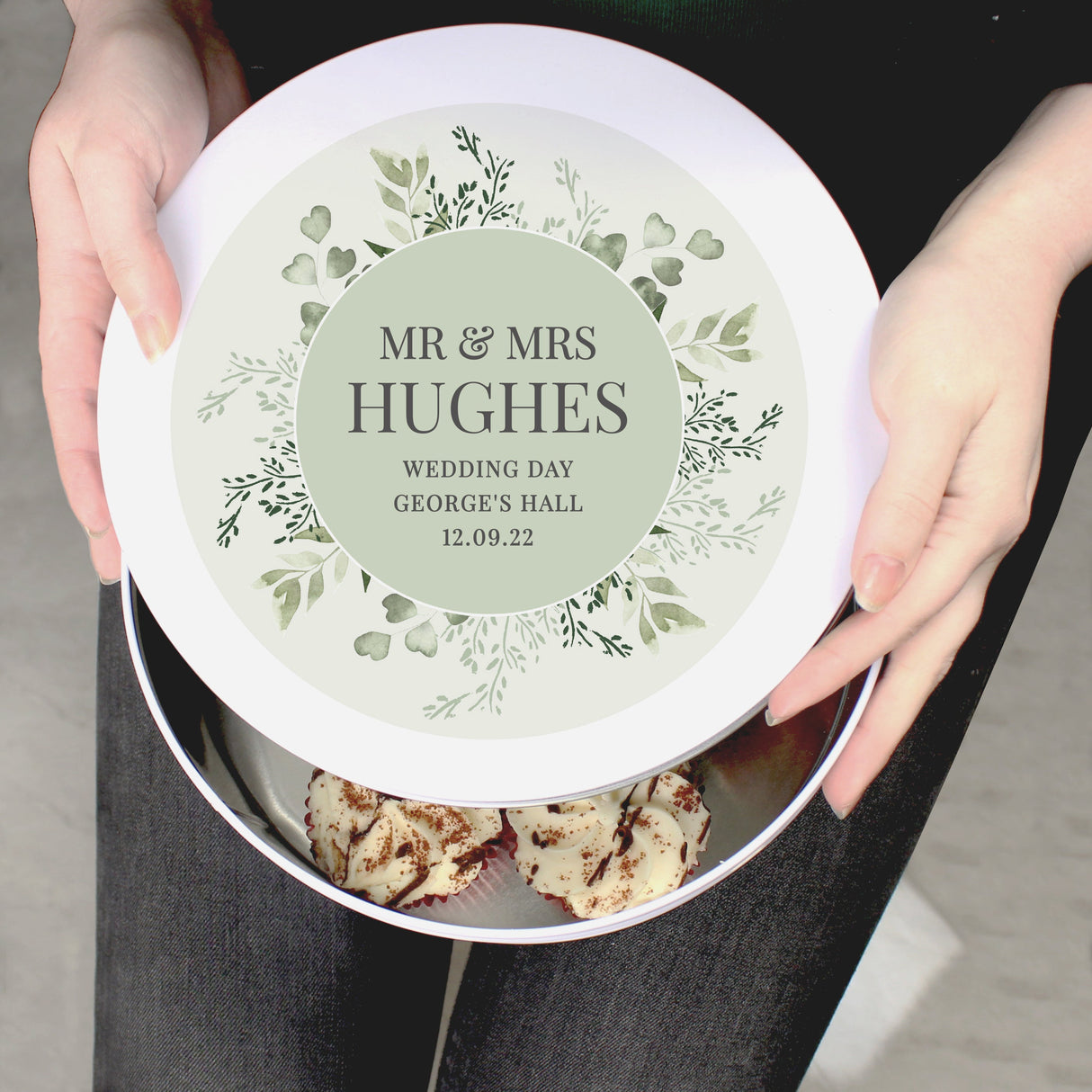 Personalised Botanical Cake Tin: 1 - Storage By Gift Moments