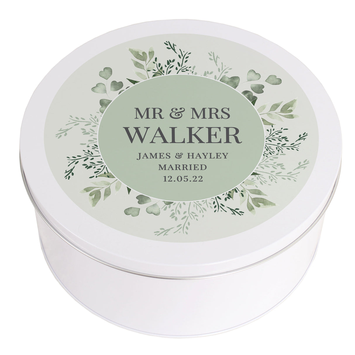 Personalised Botanical Cake Tin: 5 - Storage By Gift Moments