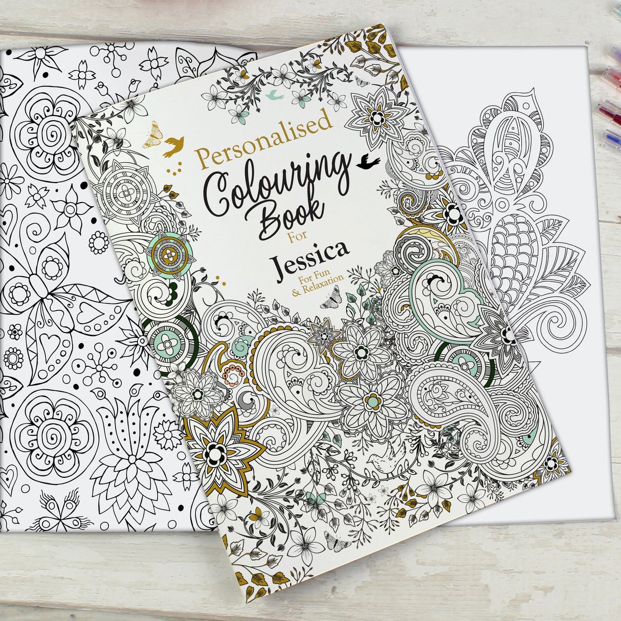 Personalised Botanical Colouring Book: 2 - Books By Gift Moments