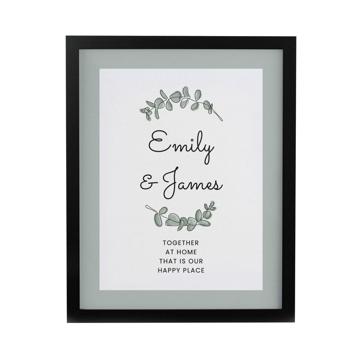 Personalised Botanical Framed Prints: 8 - Framed Prints By Gift Moments