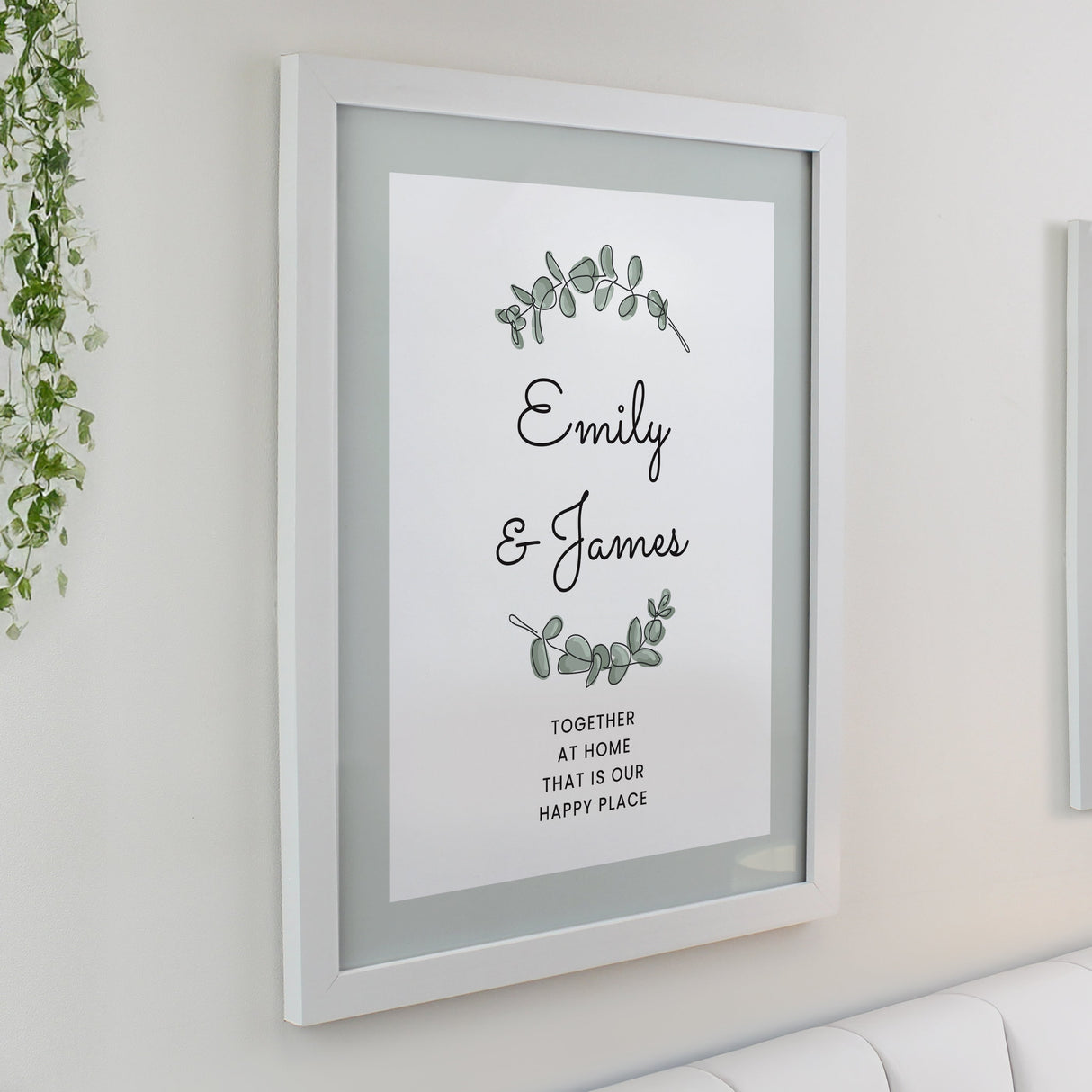Personalised Botanical Framed Prints: 6 - Framed Prints By Gift Moments