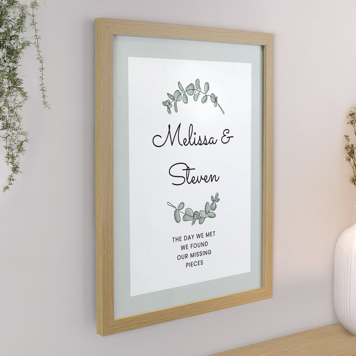 Personalised Botanical Framed Prints: 4 - Framed Prints By Gift Moments