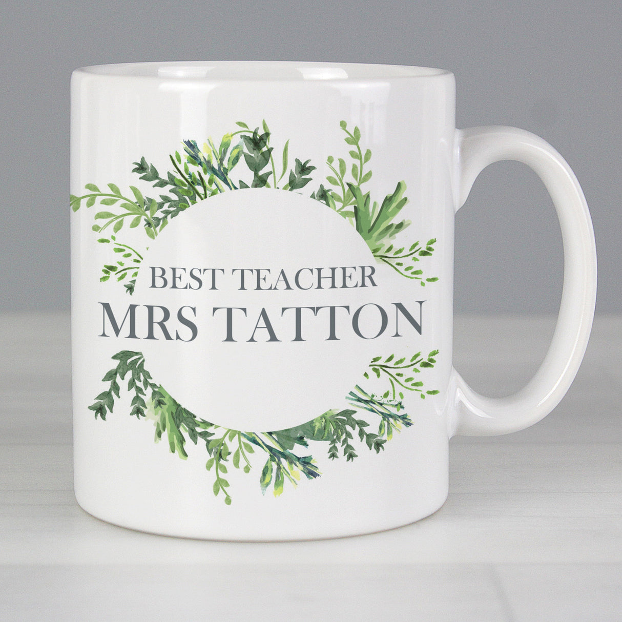 Personalised Botanical Mug: 4 - Mugs By Gift Moments